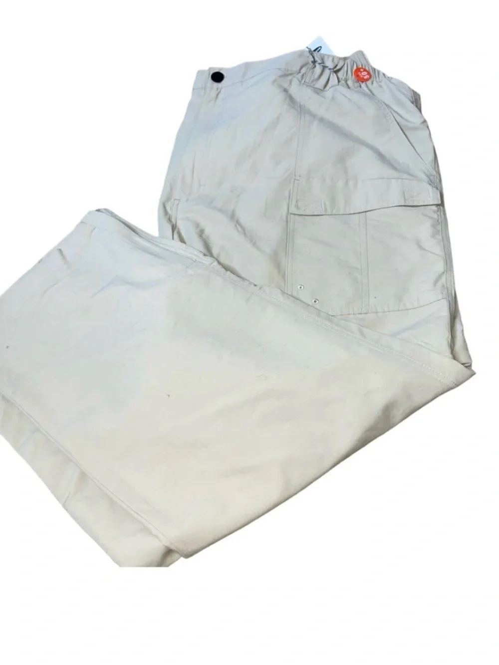 World Wide Sportsman tactical pants cargo utility tan nylon convertible NEW 3XL